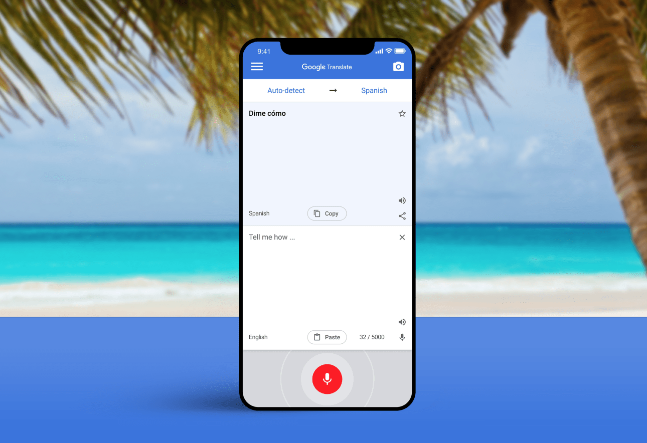 Google Translate - UI Design project